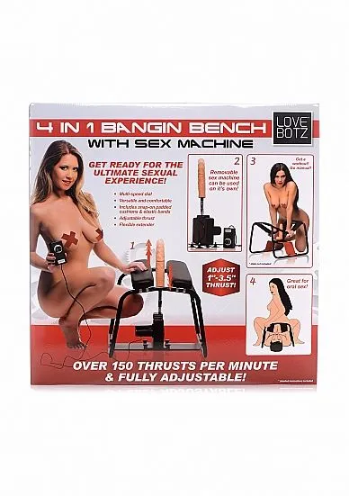 Love Botz Bangin Bench 4-in-1 Sex Machine* 4 Love Botz Bangin Bench 4-in-1 Sex Machine* - Afbeelding 2