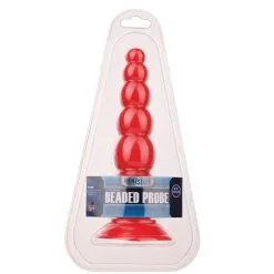Menzstuff Buttplug Beaded Probe -Buttpluggs Winkel beaded probe red 2