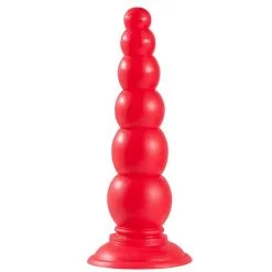Menzstuff Buttplug Beaded Probe -Buttpluggs Winkel beaded probe rood 3