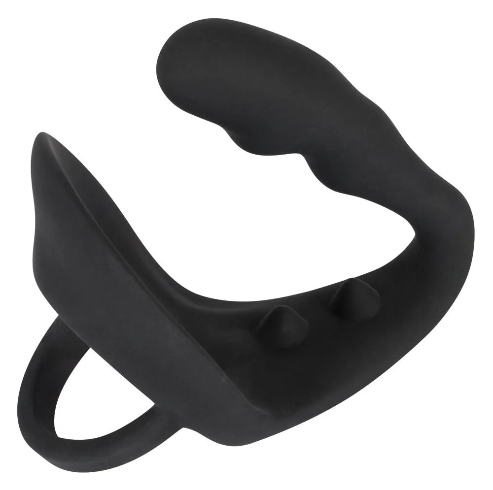 Black Velvets Cockring Met Anaalplug & Perineum Massager 4 Black Velvets Cockring Met Anaalplug & Perineum Massager - Afbeelding 2