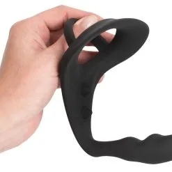 Black Velvets Cockring Met Anaalplug & Perineum Massager 10 Black Velvets Cockring Met Anaalplug & Perineum Massager -Buttpluggs Winkel black velvets penisring mit analplug3