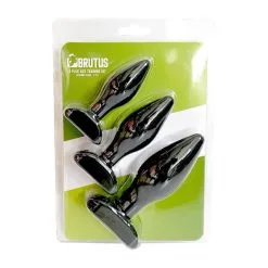 Brutus Siliconen 3 Plug Ass Training Kit -Buttpluggs Winkel brutus siliconen 3 plug ass training kit verpakt