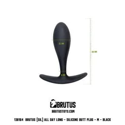Brutus Siliconen Buttplug All Day Long - M -Buttpluggs Winkel brutus siliconen buttplug all day long m afm