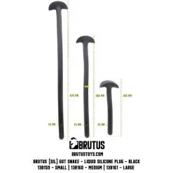 Brutus Siliconen Plug Gut Snake - S -Buttpluggs Winkel brutus siliconen plug gut snake s afm
