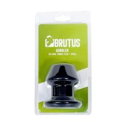 Brutus Siliconen Tunnel Plug Gobbler - S -Buttpluggs Winkel brutus siliconen tunnel plug gobbler s verpakt