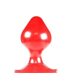 All Black Butt Plug Big Boy 16,5 X 8,8 Cm - Rood