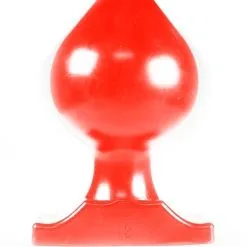 All Black Butt Plug Big Boy 22 X 12 Cm - Rood