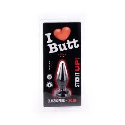 I Love Butt Buttplug Classic XS -Buttpluggs Winkel buttplug classic xs zwart verpakking