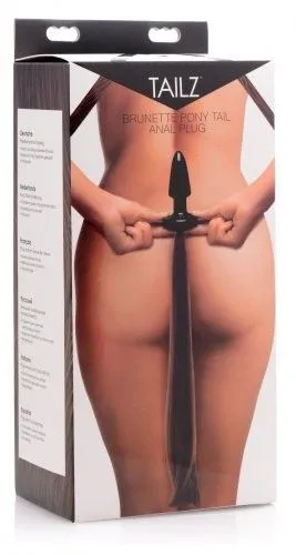 X-PLAY Brunette Pony Tail Anal Plug 8 X-PLAY Brunette Pony Tail Anal Plug - Afbeelding 6