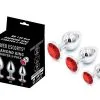 Power Escorts Buttplug Set Diamond King Starter - Rood -Buttpluggs Winkel buttplug set diamond king starter rood