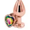 NS Novelties Buttplug Met Fonkelende Steen M - Rose*