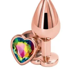 NS Novelties Buttplug Met Fonkelende Steen M - Rose*