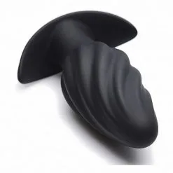 XR Brands Prostatic Play Buttplug Met Op En Neergaande Interne Kogel - Zwart* -Buttpluggs Winkel buttplug met op en neergaande interne kogel zwart 4