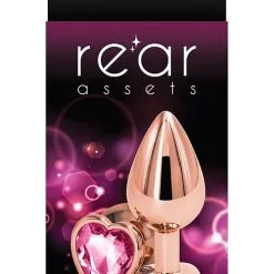 NS Novelties Buttplug Met Roze Steen M - Rose* -Buttpluggs Winkel buttplug met roze steen m rose verpakking