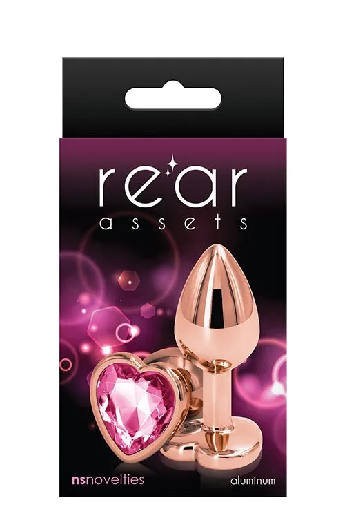NS Novelties Buttplug Met Roze Steen S - Rose * 4 NS Novelties Buttplug Met Roze Steen S - Rose * - Afbeelding 2