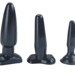 NMC Buttplug Set Liquorice Dip