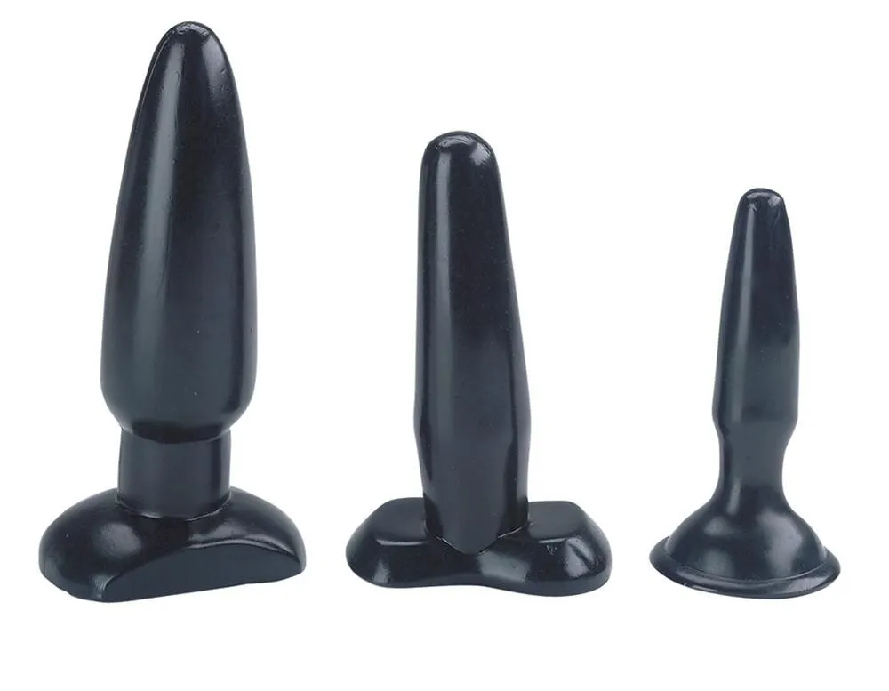 NMC Buttplug Set Liquorice Dip 3 NMC Buttplug Set Liquorice Dip