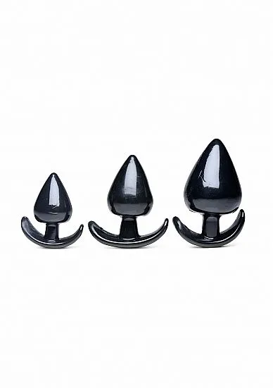 Shots Toys Buttplug Set Met Anker Basis 3 St.* 3 Shots Toys Buttplug Set Met Anker Basis 3 St.*