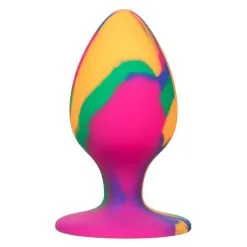 California Exotic Novelties Cheeky Tie-Dye Plug - Large