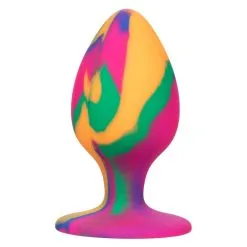 California Exotic Novelties Cheeky Tie-Dye Plug - Large -Buttpluggs Winkel cheeky tie dye plug large 7