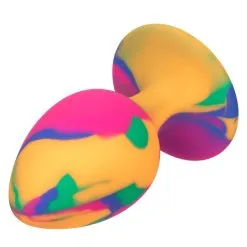 California Exotic Novelties Cheeky Tie-Dye Plug - Large -Buttpluggs Winkel cheeky tie dye plug large 8