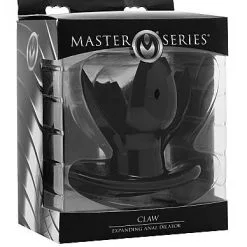 Master Series Zwarte Expanding Anal Dilator -Buttpluggs Winkel claw expanding anal dilator verpakt