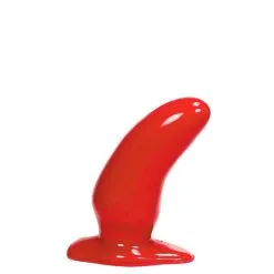 All Black Buttplug Comfort Red