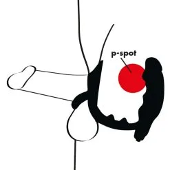 Black Velvets Cockring En Buttplug Met Vibratie -Buttpluggs Winkel cockring en buttplug met vibratie 9