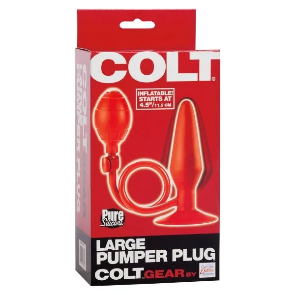 Colt Pumper Plug Large Red 4 Colt Pumper Plug Large Red - Afbeelding 2
