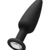 Ouch! Conische Buttplug Met Diamant -Buttpluggs Winkel conische buttplug met diamant