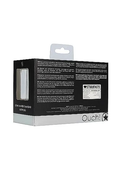 Ouch! Conische Buttplug Met Diamant 4 Ouch! Conische Buttplug Met Diamant - Afbeelding 2