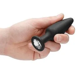 Ouch! Conische Buttplug Met Diamant 14 Ouch! Conische Buttplug Met Diamant -Buttpluggs Winkel conische buttplug met diamant hand
