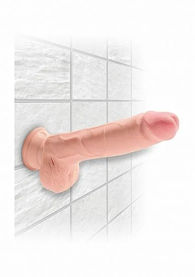 Pipedream Dildo Met Balzak Triple Density - Huidskleur - 23 Cm* - Afbeelding 4