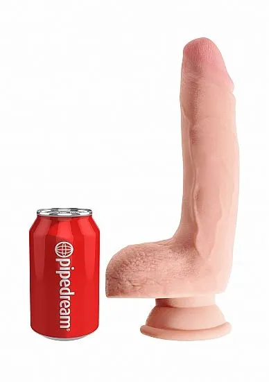 Pipedream Dildo Met Balzak Triple Density - Huidskleur - 23 Cm* - Afbeelding 5