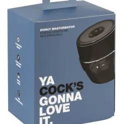 You2Toys Donut Masturbator - Zwart -Buttpluggs Winkel donut masturbator zwart verpakt