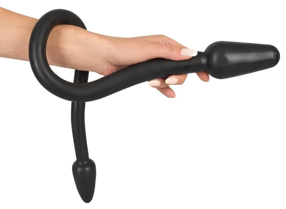 Rebel Dubbele Buttplug - Zwart 6 Rebel Dubbele Buttplug - Zwart - Afbeelding 4