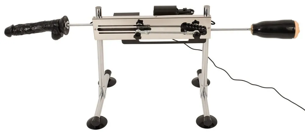 The Banger Dubbelzijdige Neukmachine Met Opzetstukken 4 The Banger Dubbelzijdige Neukmachine Met Opzetstukken - Afbeelding 2