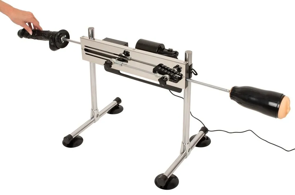 The Banger Dubbelzijdige Neukmachine Met Opzetstukken 6 The Banger Dubbelzijdige Neukmachine Met Opzetstukken - Afbeelding 4