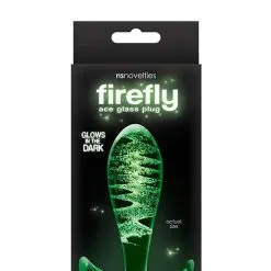 NS Novelties Firefly Glazen Buttplug - Transparant -Buttpluggs Winkel firefly glazen dildo 3