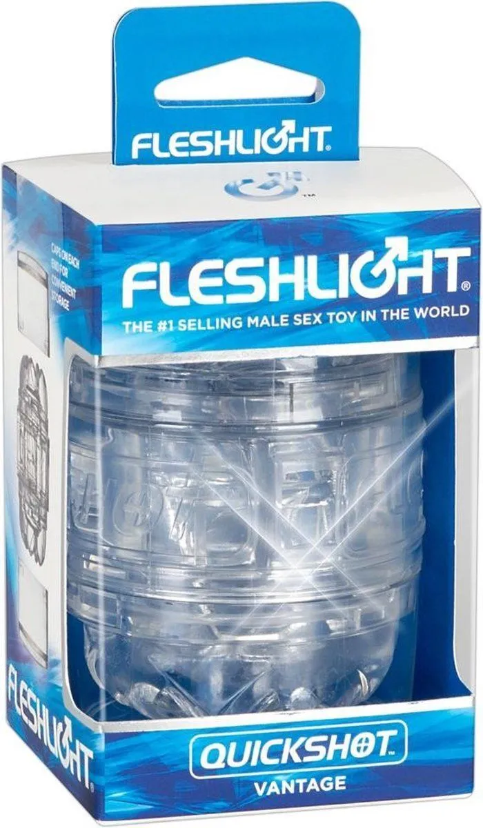 FleshJack Quickshot Vantage Fleshlight - Transparant 7 FleshJack Quickshot Vantage Fleshlight - Transparant - Afbeelding 5