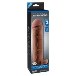 Envy Perfect 2 Extension Met Ball Strap -Buttpluggs Winkel fx perfect 2 ext with ball brown2 600x600 3
