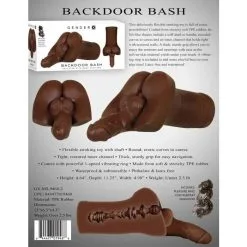 Gender X Masturbator Backdoor Bash - Bruin -Buttpluggs Winkel gender x masturbator backdoor bash bruin 2