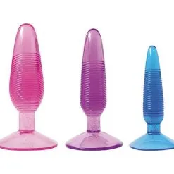 NMC Geribbeld Jelly Buttplug Set