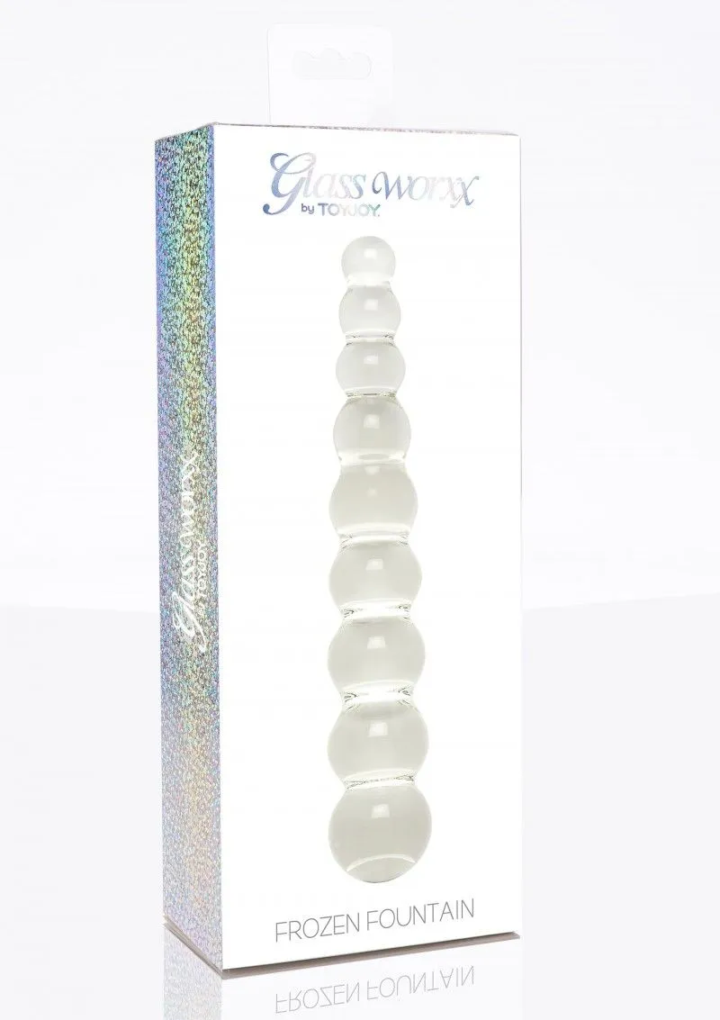 ToyJoy Glazen Anal Beads Frozen Fountain* 6 ToyJoy Glazen Anal Beads Frozen Fountain* - Afbeelding 4