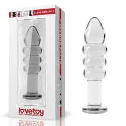 Buttpluggs Winkel 28 Lovetoy Glazen Buttplug Glass Romance