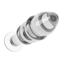 Lovetoy Glazen Buttplug Glass Romance -Buttpluggs Winkel glazen buttplug glass romance close