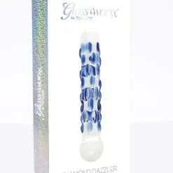 ToyJoy Glazen Dildo Diamond Dazzler* -Buttpluggs Winkel glazen dildo diamond dazzler verpakt