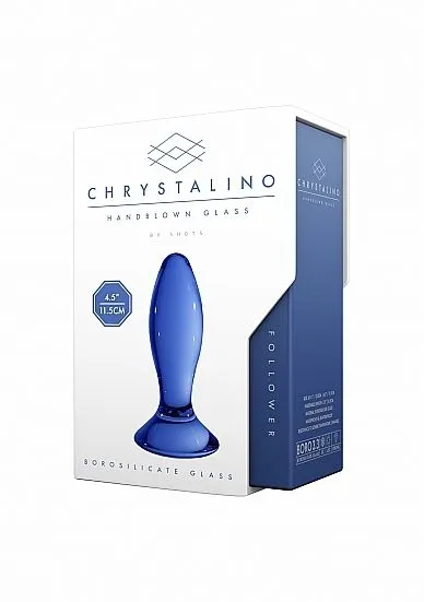 Shots Toys Glazen Dildo Follower - Blauw 4 Shots Toys Glazen Dildo Follower - Blauw - Afbeelding 2