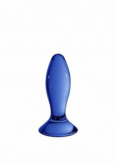 Shots Toys Glazen Dildo Follower - Blauw 3 Shots Toys Glazen Dildo Follower - Blauw