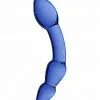 Shots Toys Glazen Dildo Superior - Blauw -Buttpluggs Winkel glazen dildo superior blauw